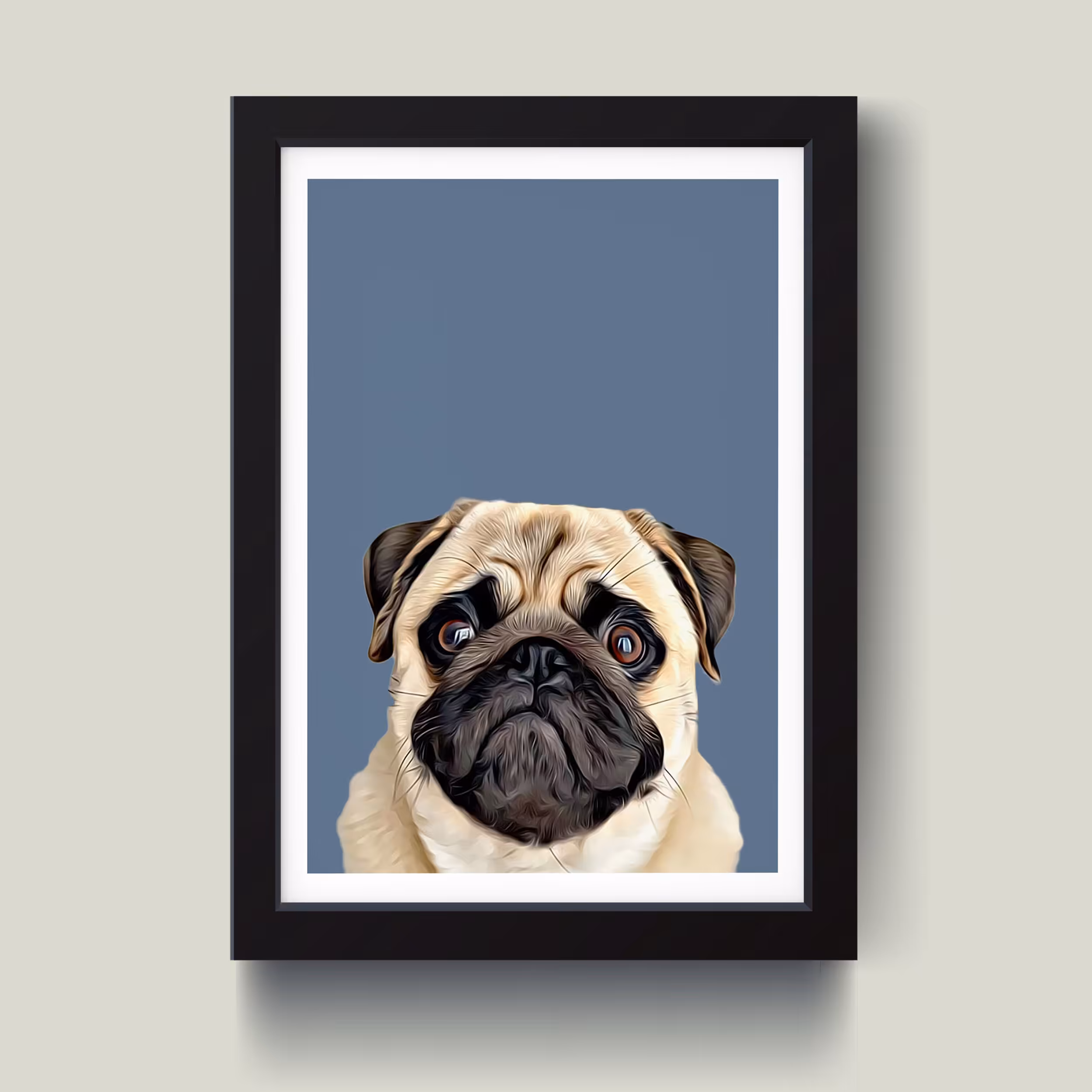 تابلو مدل مینیمال Dog کدS2930-b