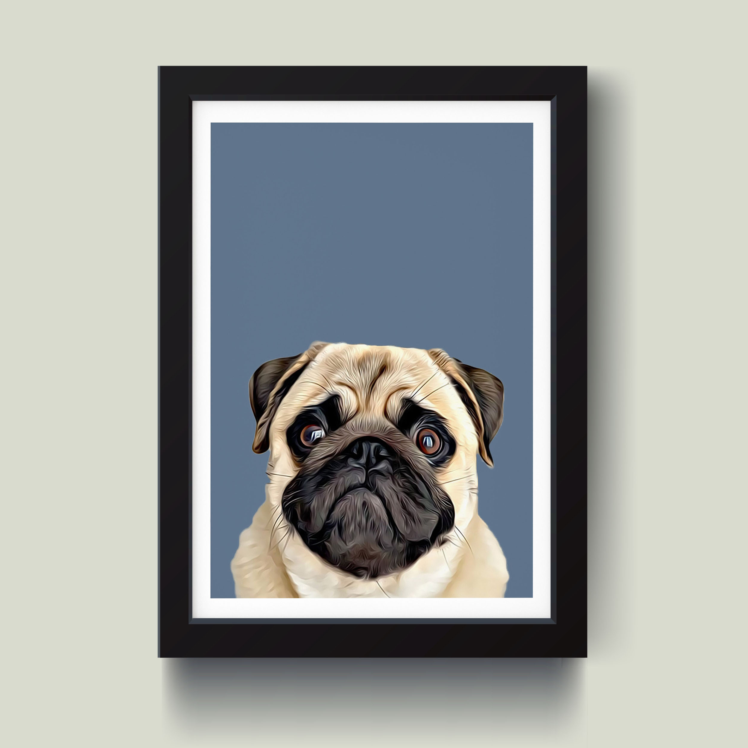 تابلو مدل مینیمال Dog کدS2930-b