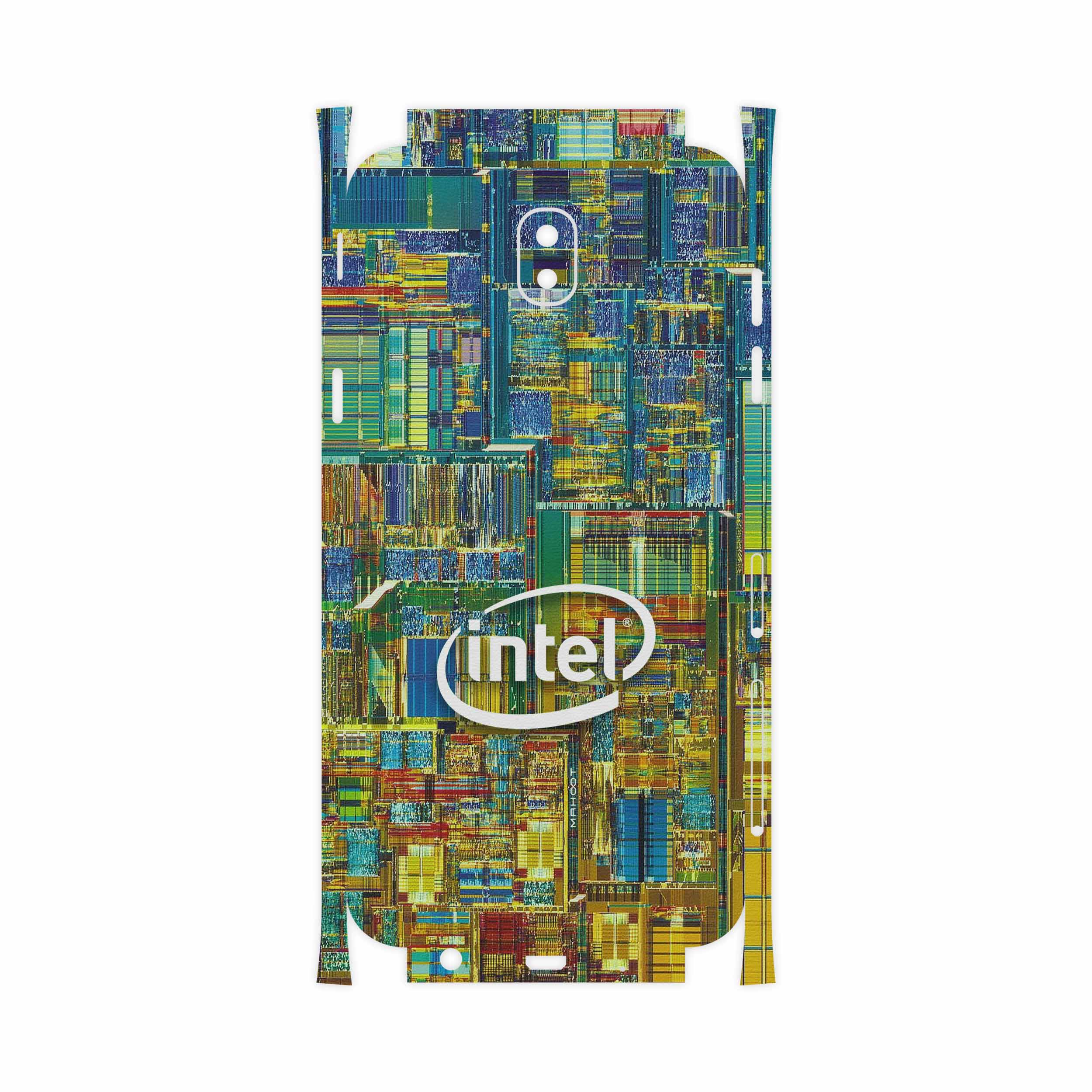 برچسب پوششی ماهوت مدل Intel Brand-FullSkin مناسب برای گوشی موبایل سامسونگ Galaxy J5 Pro