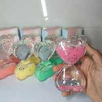 ساعت شنی قلبی آبی رنگ