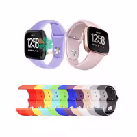 بند سیلیکونی ساعت فیت بیت ورسا 2 Fitbit Versa مدل دکمه ای