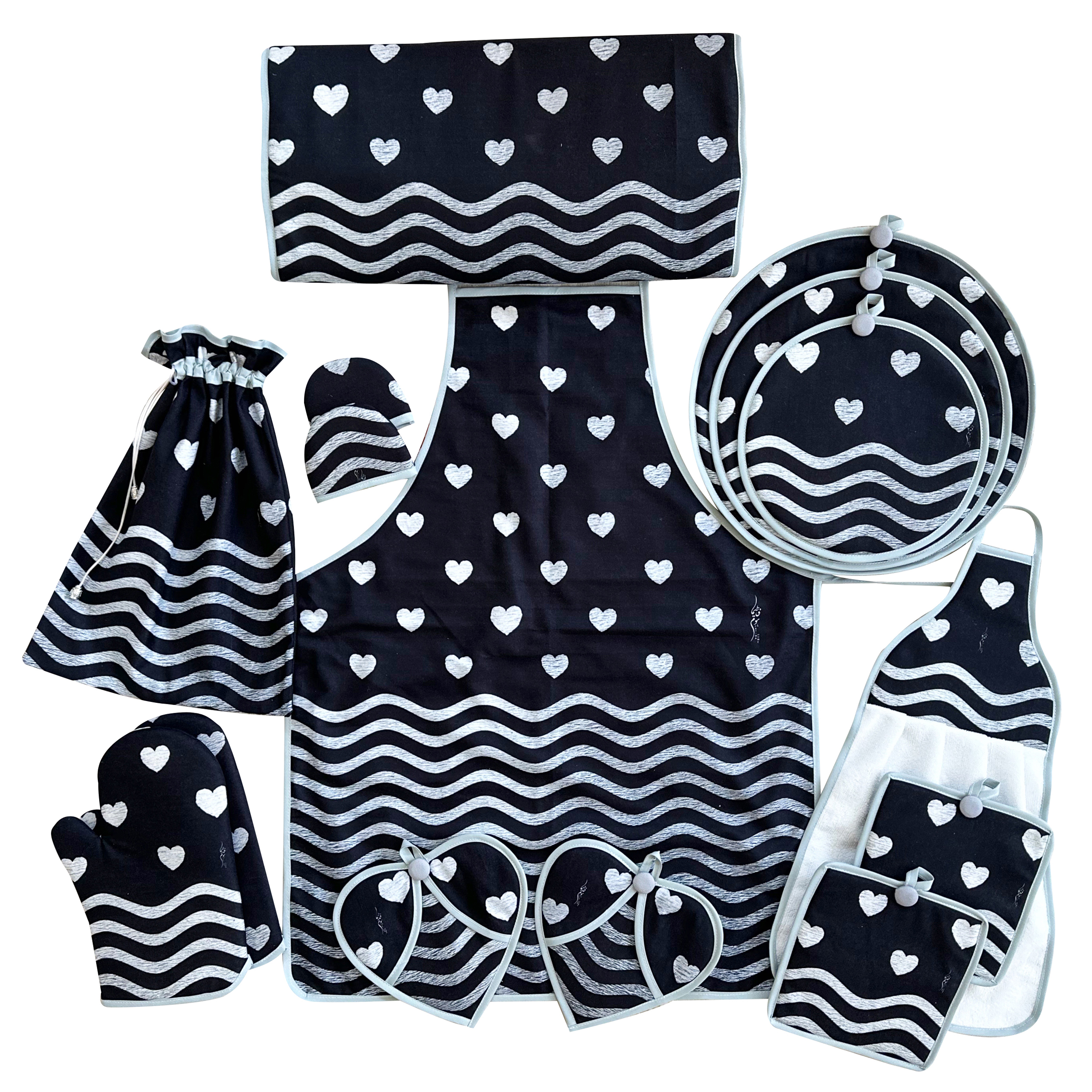 سرویس آشپزخانه 15 پارچه مدل شایلین کد 24