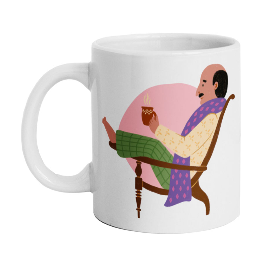 ماگ دارلی طرح مدیتیشن مدل DarlyM756