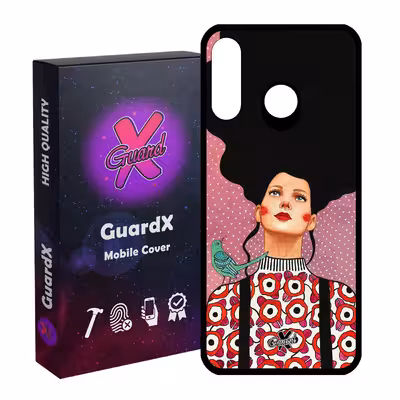 کاور گارد ایکس طرح دختر مدل Glass10139 مناسب برای گوشی موبایل هوآوی P30 Lite
