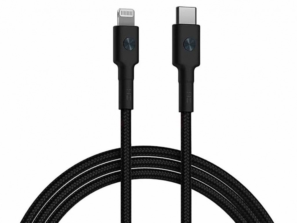 کابل شارژ لایتنینگ به تایپسی یک متری شیائومی ZMI USB-C TO Lightning Braided Data Cable 1M
