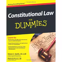 کتاب زبان اصلی Constitutional Law For Dummies انتشارات For Dummies