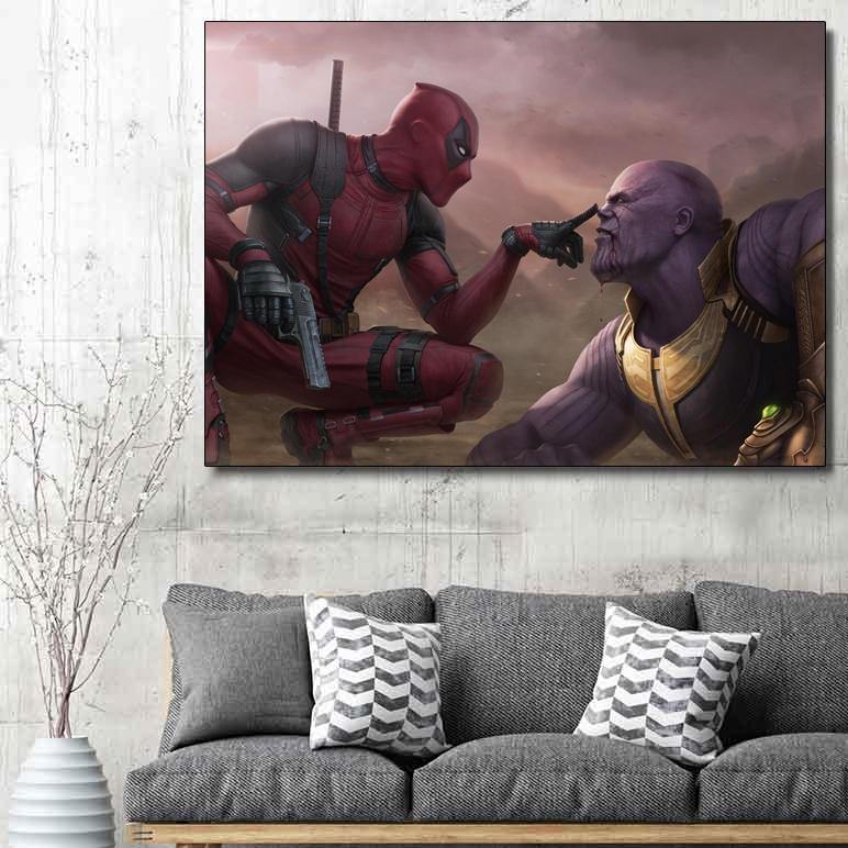 تابلو شاسی گالری استاربوی طرح تانوس و ددپول مدل مارول 066