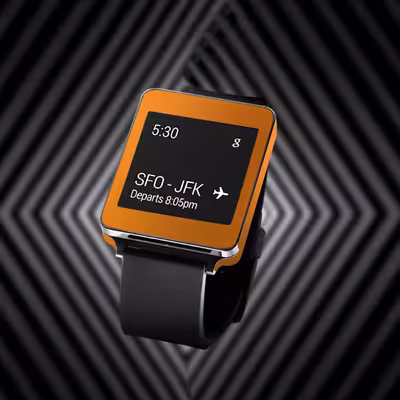 برچسب ماهوت طرح Matte Orange مناسب برای ساعت هوشمند ال جی G Watch