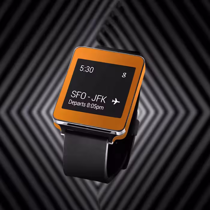 برچسب ماهوت طرح Matte Orange مناسب برای ساعت هوشمند ال جی G Watch