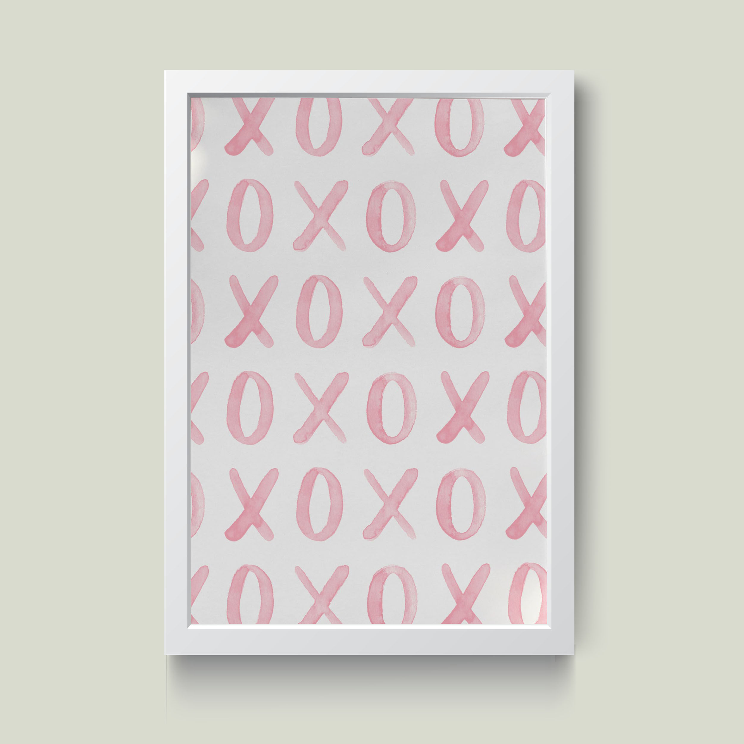 تابلو مدل مینیمال XO کدm2607-w