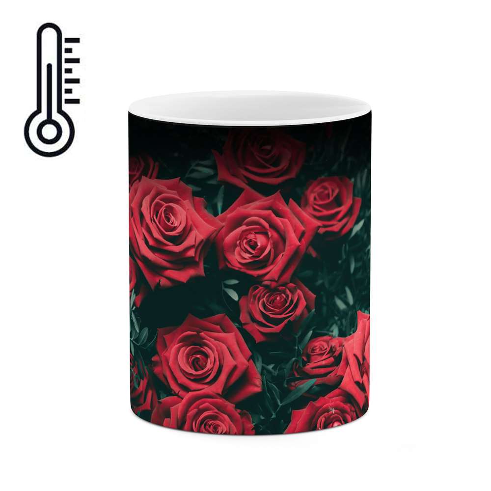 ماگ حرارتی طرح گل مدل mgph01722