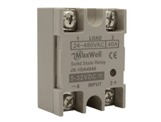 SSR ارزان قیمت تکفاز DC-AC خروجی 75A مکسول مدل JX-1DA4875