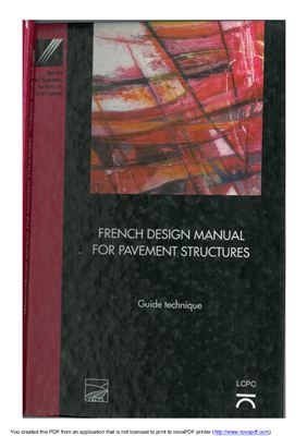 󾕇 دانلود کتاب French Design Manual For Pavement Structures - Guide Tehnique, 1997 - دانلود کتاب های دانشگاهی
