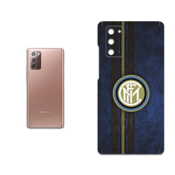 برچسب پوششی ماهوت مدل Inter-Milan-FC مناسب برای گوشی موبایل سامسونگ Galaxy Note20