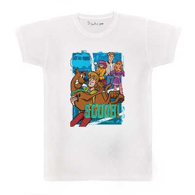 تی شرت بچگانه پرمانه طرح اسکوبی دو کد pmt.3704