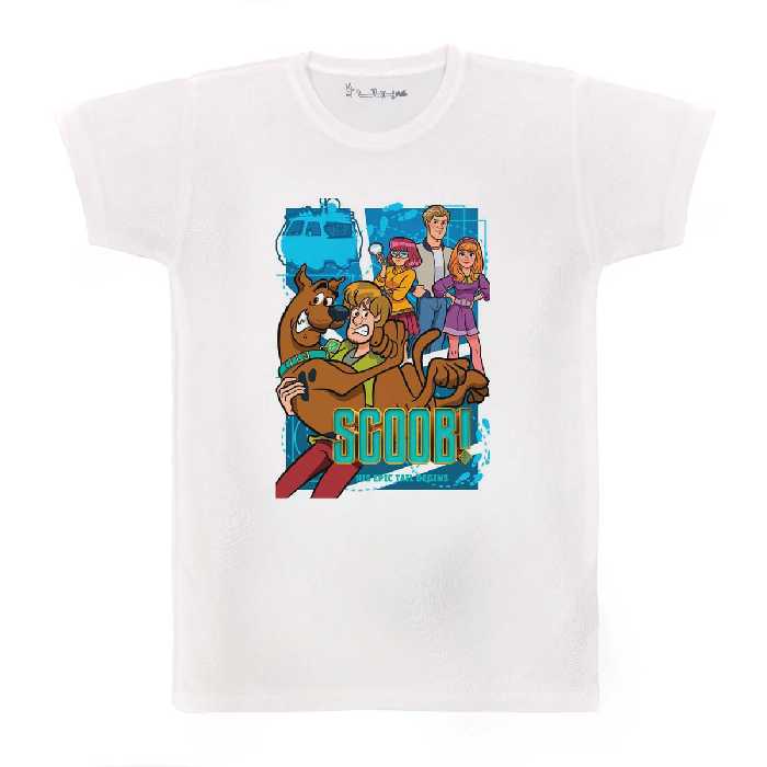 تی شرت بچگانه پرمانه طرح اسکوبی دو کد pmt.3704