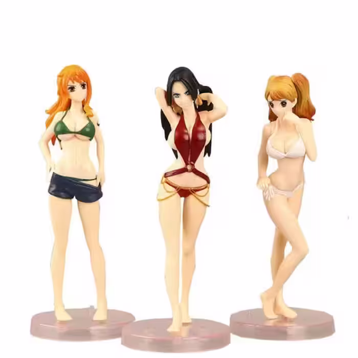 فیگور مدل دختران وان پیس One Piece طرح نامی Nami مجموعه 3 عددی
