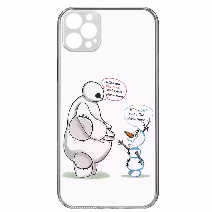 کاور طرح Olaf &amp; Baymax مناسب برای گوشی موبایل اپل iPhone 13 Pro 