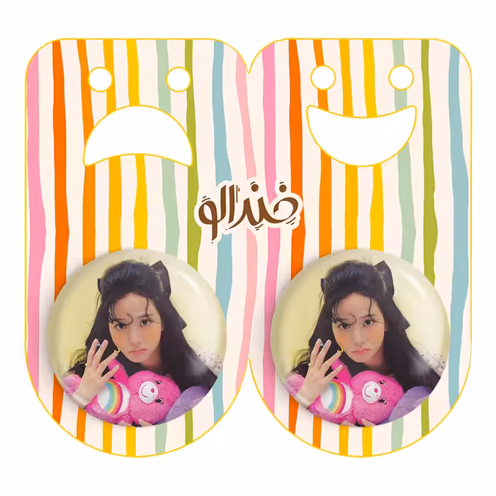 پیکسل خندالو مدل جیسو گروه بلک پینک کد 3615 به همراه مگنت