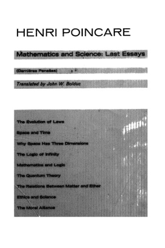 خرید و دانلود نسخه کامل کتاب Mathematics and science: last essays