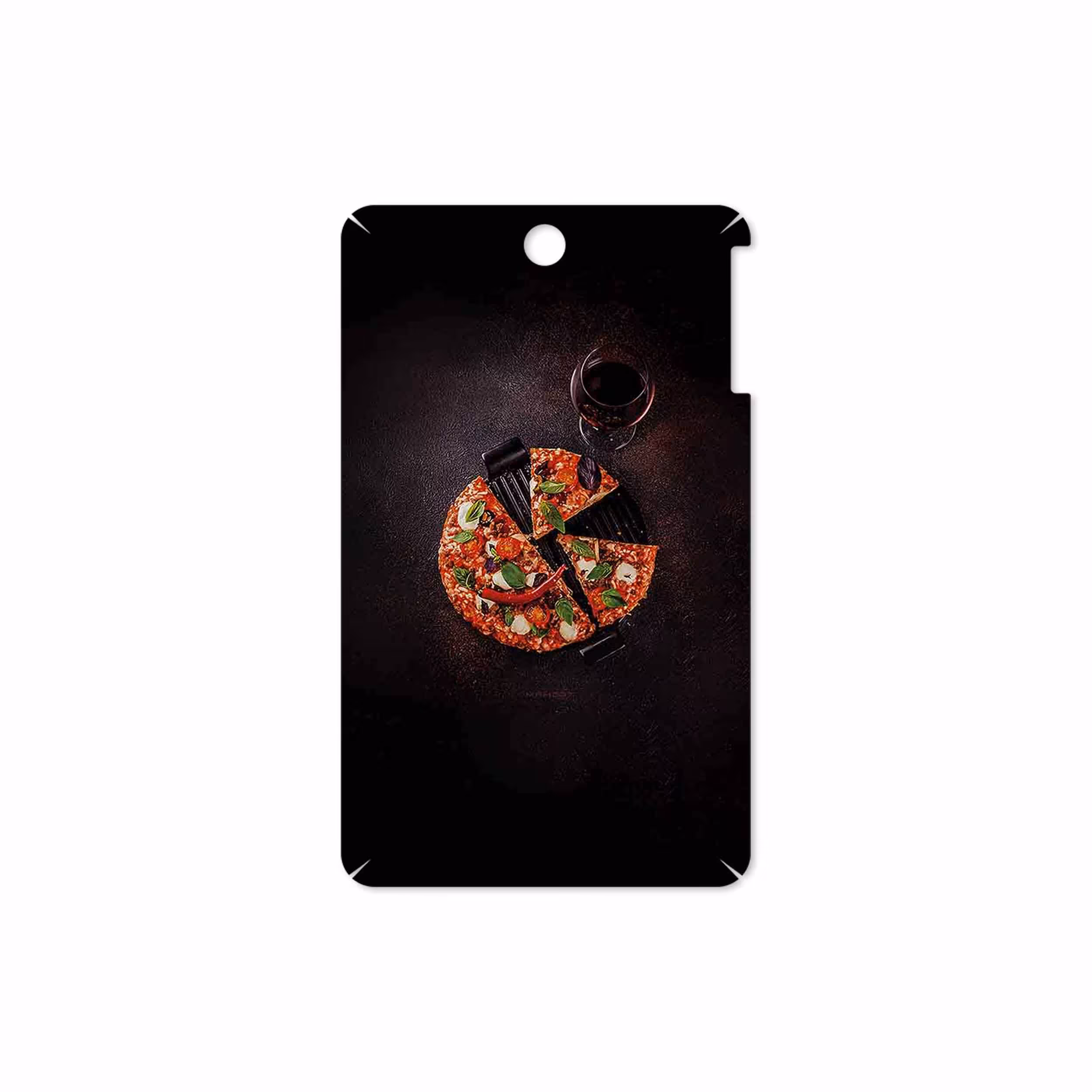 برچسب پوششی ماهوت مدل Pizza مناسب برای تبلت لنوو A7-50 A3500 2014