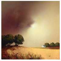 تابلو نقاشی طرح منظره باری هیلتون کد 1104