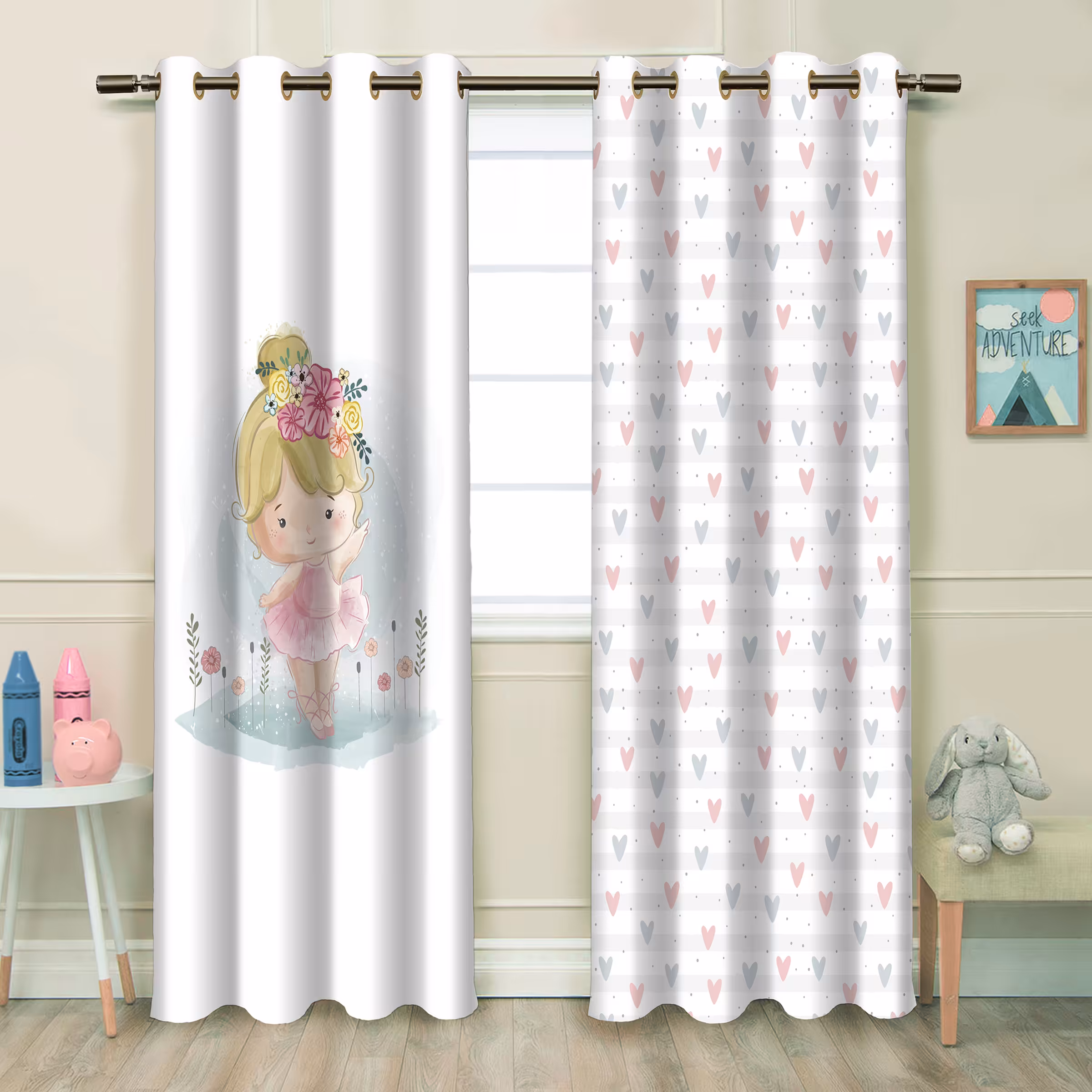 پرده کد 2022 سایز 140x290 سانتی متر