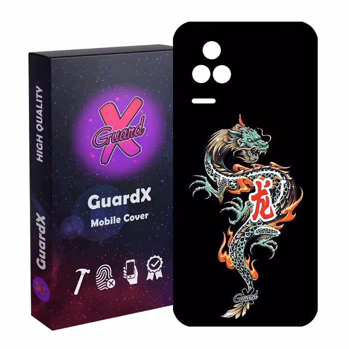 کاور گارد ایکس طرح Dragon مدل Glass10296 مناسب برای گوشی موبایل شیائومی Poco F4/Redmi K40S