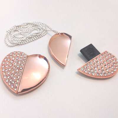 فلش مموری پرلیت یو اس بی طرح قلب مدل UJ-06-U.3 ظرفیت 64 گیگابایت