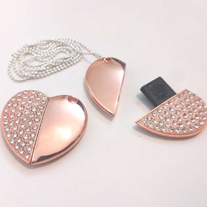 فلش مموری پرلیت یو اس بی طرح قلب مدل UJ-06-U.3 ظرفیت 64 گیگابایت