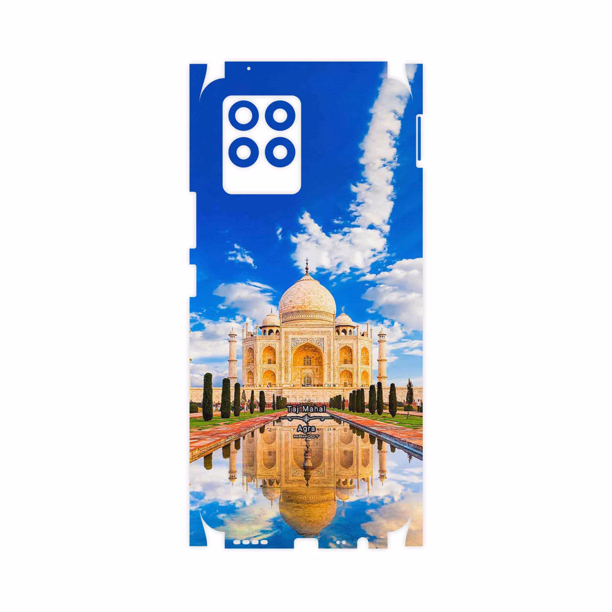 برچسب پوششی ماهوت مدل The Taj Mahal-FullSkin مناسب برای گوشی موبایل ریلمی 8 Pro