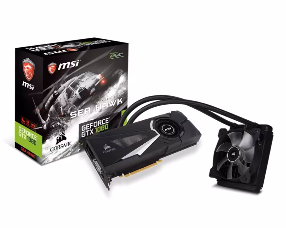 کارت گرافیک ام اس آی GTX 1080 SEA HAWK X