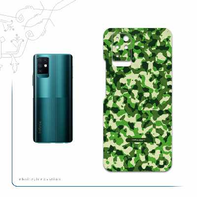 برچسب پوششی ماهوت مدل Army-Green-2 مناسب برای گوشی موبایل اینفینیکس Note 10