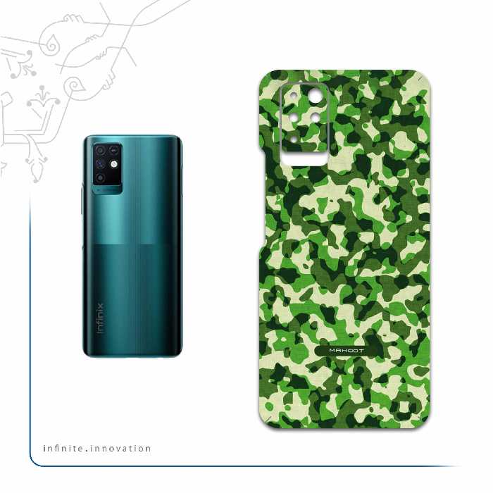 برچسب پوششی ماهوت مدل Army-Green-2 مناسب برای گوشی موبایل اینفینیکس Note 10
