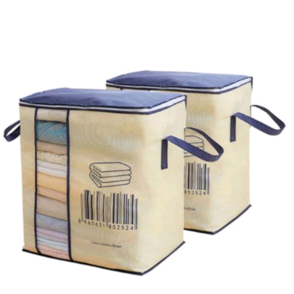  بقچه لباس زیپ دار  طرح بارکد