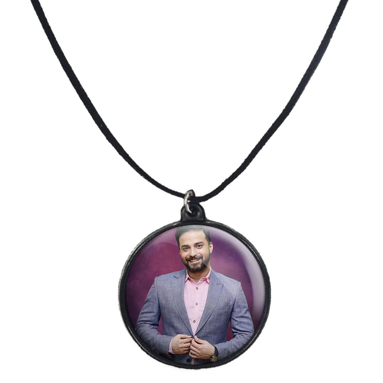 گردنبند پرمانه طرح بابک جهانبخش کد pmb.29099مدل دو طرفه