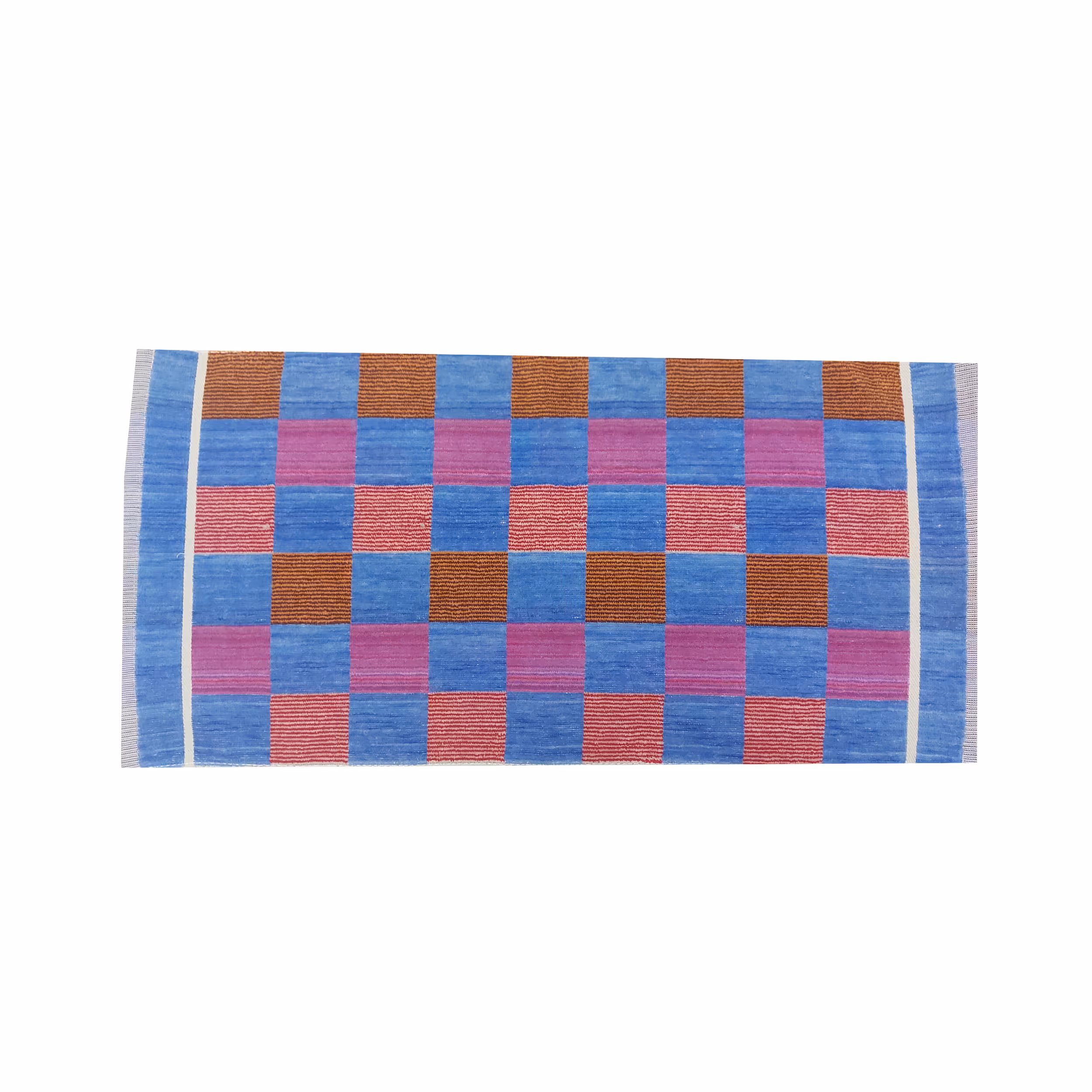 حوله دستی مدل چهارخانه کد 562 سایز 40x80 سانتی متر