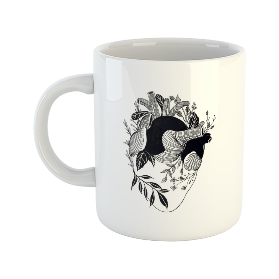 ماگ طرح عشق مدل قلب