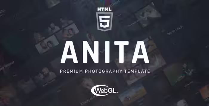 دانلود قالب Anita آنیتا تمپلیت HTML سایت عکاسی و آتلیه