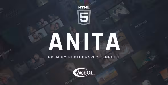 دانلود قالب Anita آنیتا تمپلیت HTML سایت عکاسی و آتلیه