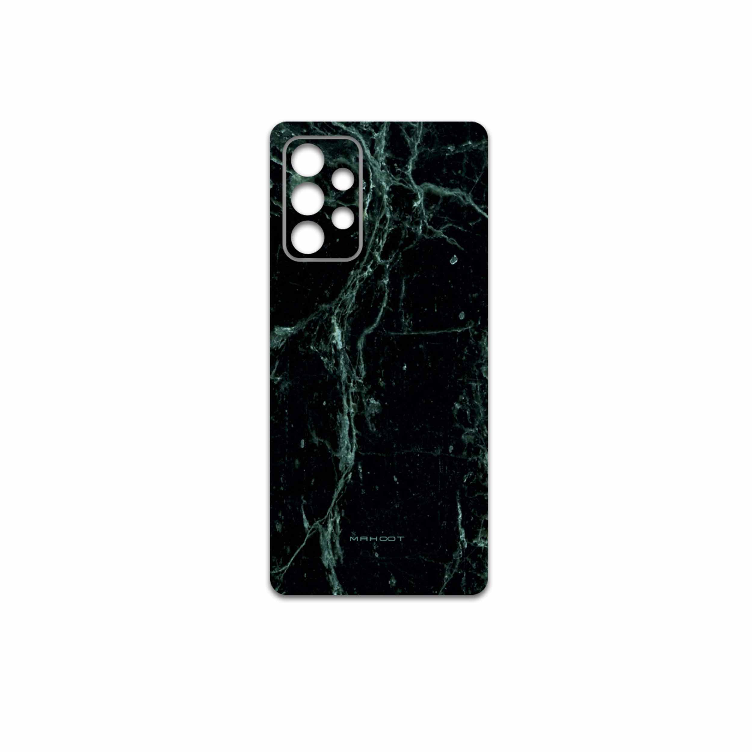 برچسب پوششی ماهوت مدل Graphite-Green-Marble مناسب برای گوشی موبایل سامسونگ Galaxy A52 5G