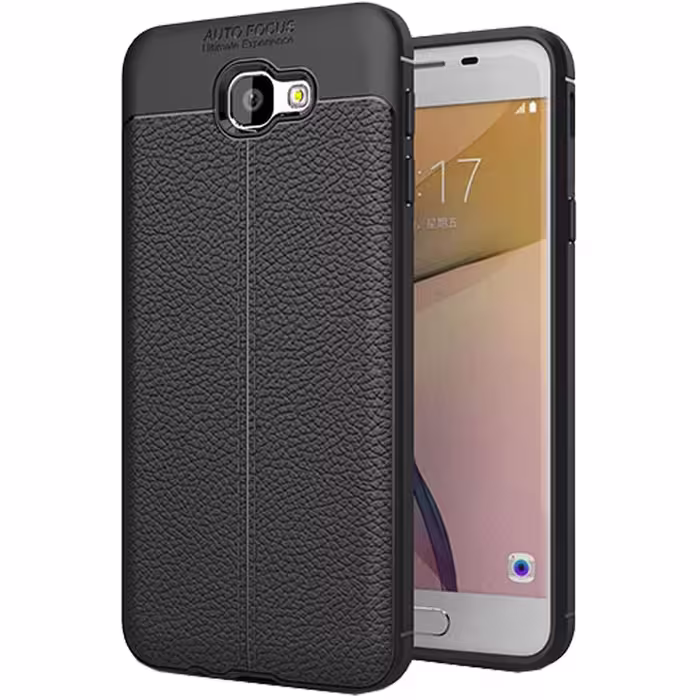 کاور ژله ای طرح چرم مناسب برای گوشی موبایل سامسونگ J7 Prime / J7 Prime 2