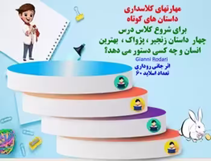 پاورپوینت داستان های کوتاه برای شروع کلاس درس چهار داستان زنجیر  پژواک بهترین انسان و چه کسی دستور م