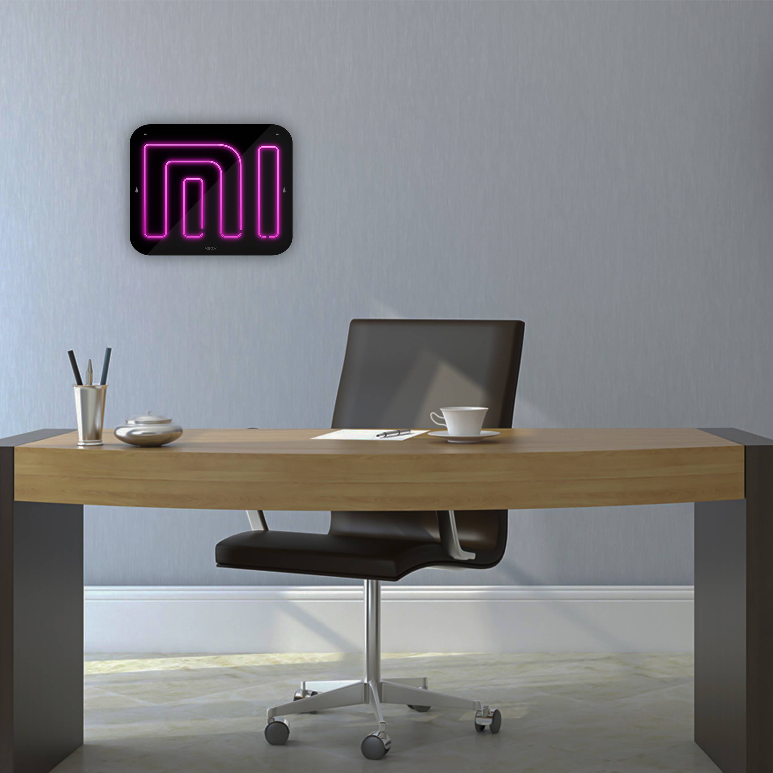چراغ دیواری نئون دیزاین مدل Xiaomi-BL_PN