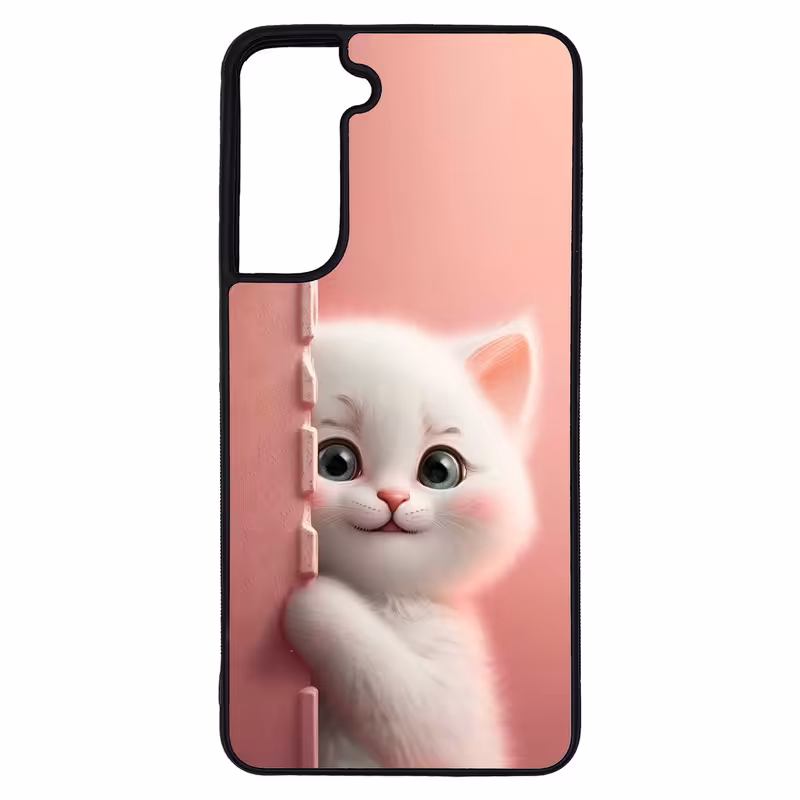 کاور طرح بچه گربه کد G-222 مناسب برای گوشی موبایل سامسونگ Galaxy S21 FE | دیجی قاب دونی
