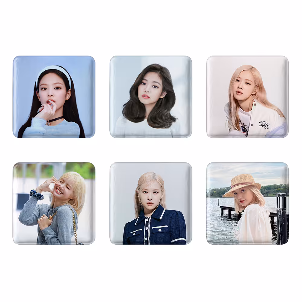 پیکسل خندالو مدل گروه بلک پینک BLACKPINK کد 896A مجموعه 6 عددی