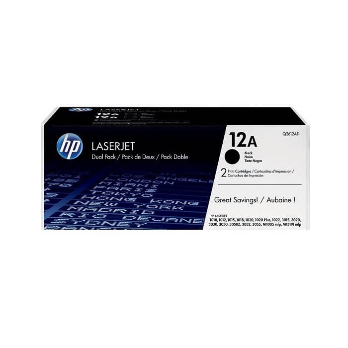 تونر کارتریج  مشکی اچ پی HP 12A–طرح