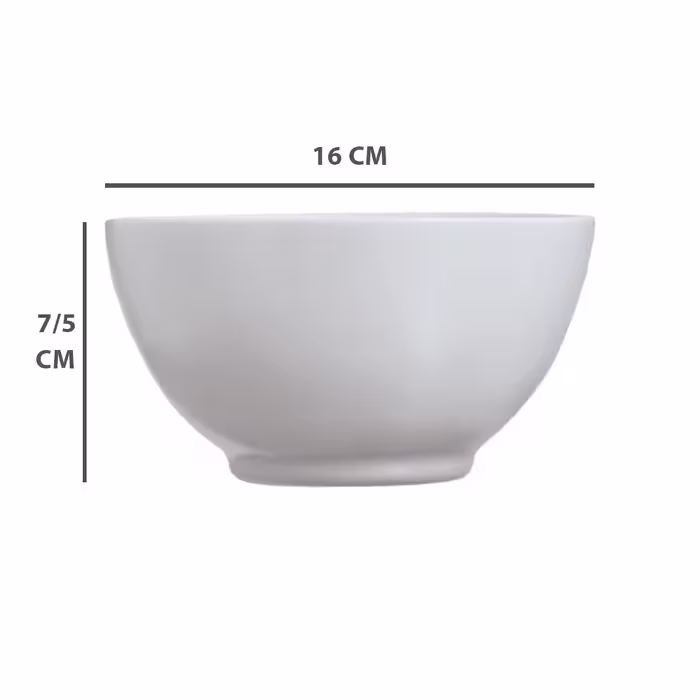 کاسه مدل آبگوشت کد Opal-16CM بسته 6 عددی 
