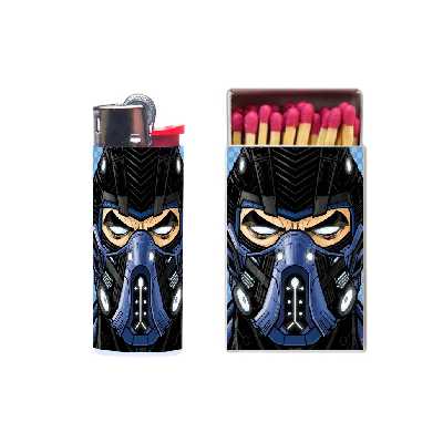 فندک مدل مورتال کمبت کد 1544 به همراه کبریت