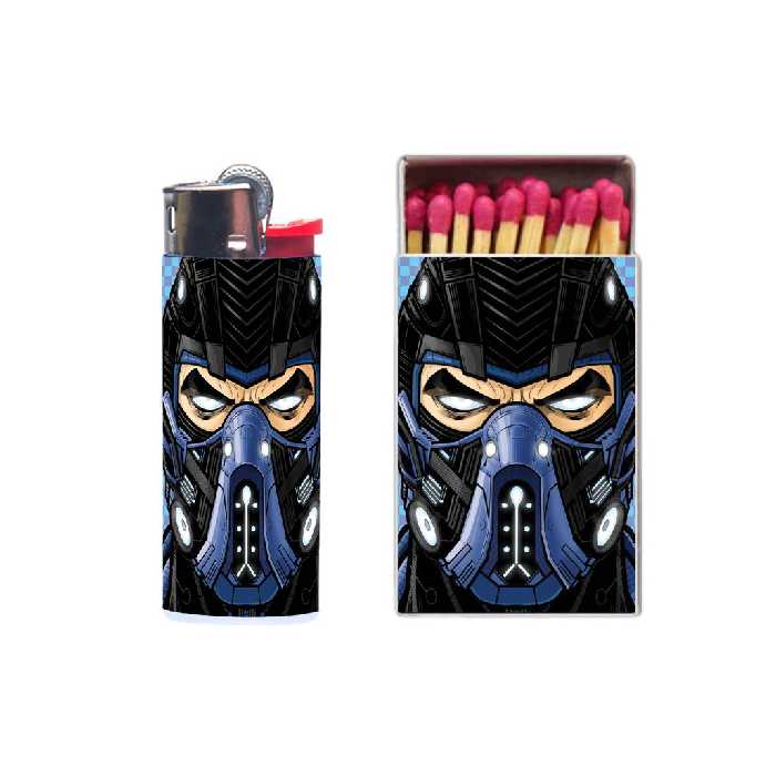 فندک مدل مورتال کمبت کد 1544 به همراه کبریت